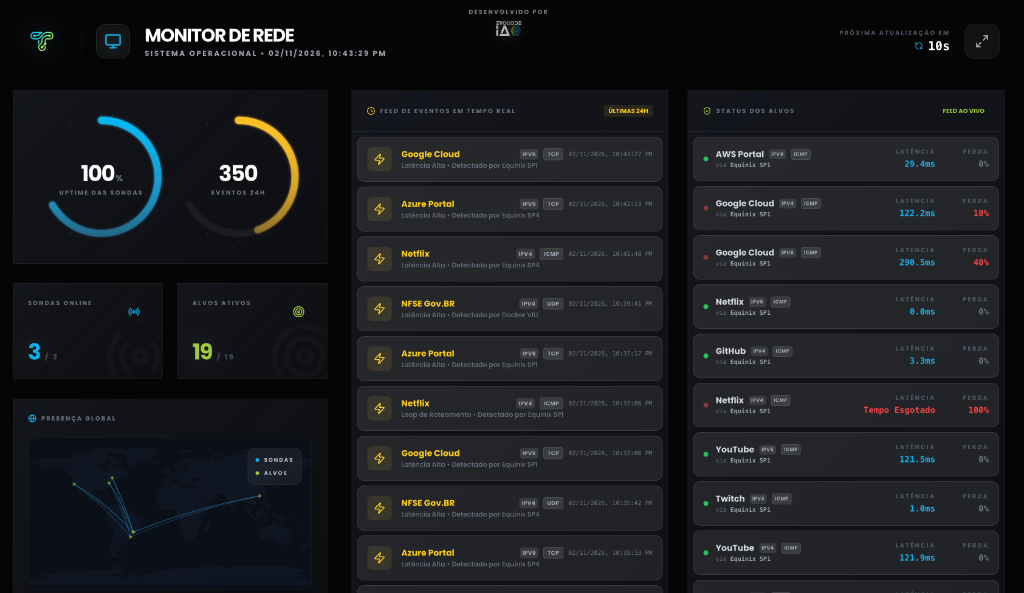 TraceLog NOC Wallboard